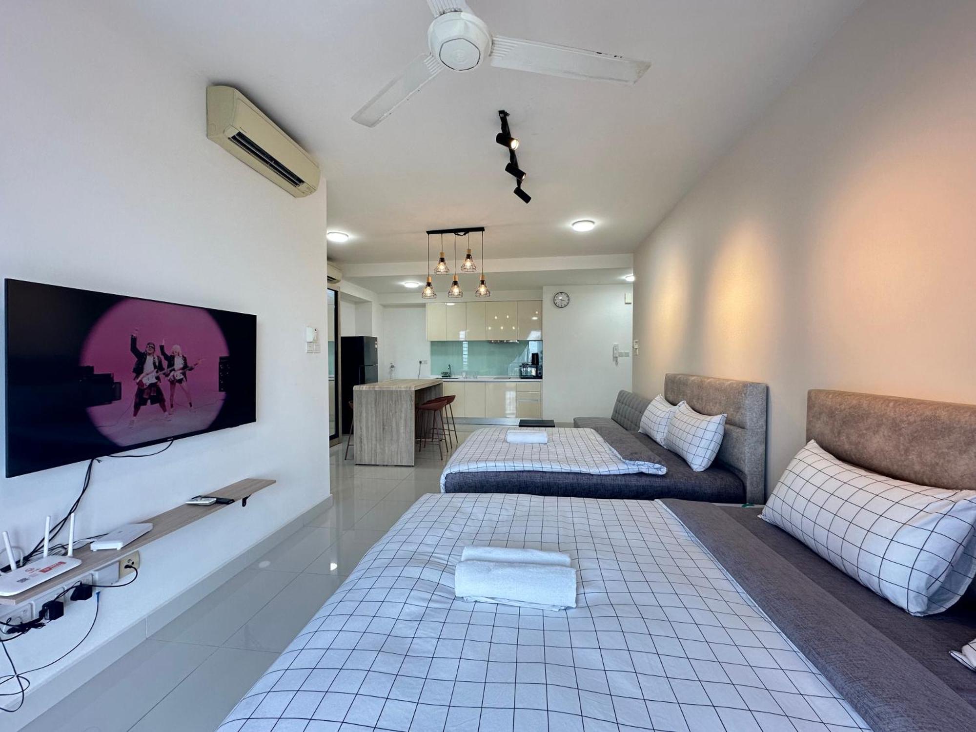 Teega Suites Puteriharbour By Wp Homestay Johor Bahru Rom bilde