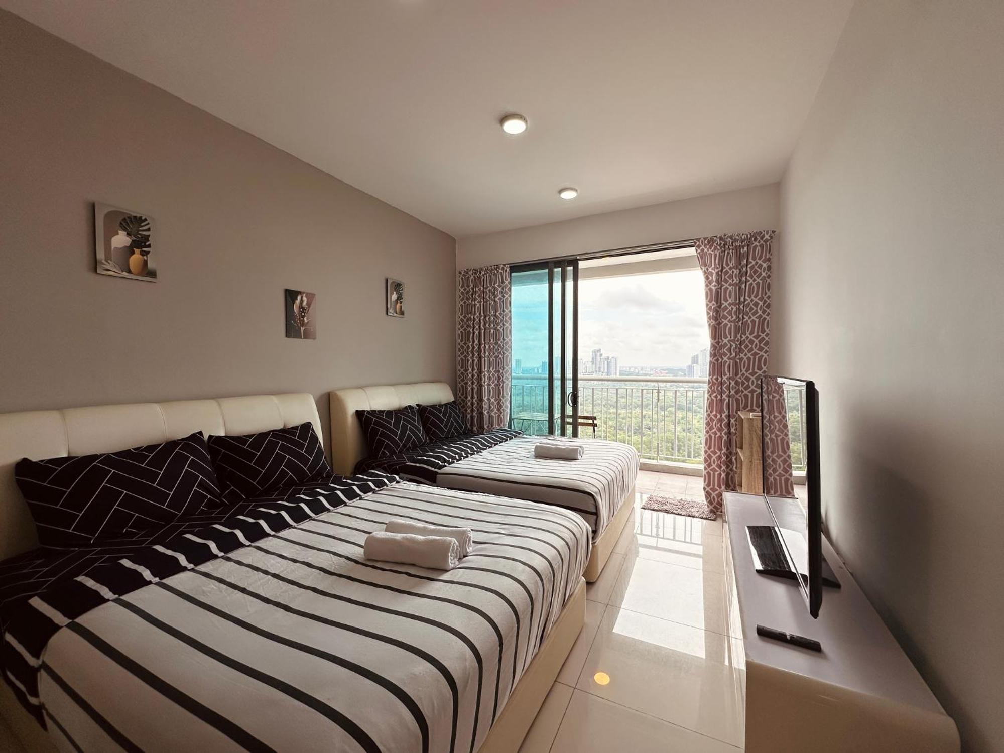 Teega Suites Puteriharbour By Wp Homestay Johor Bahru Rom bilde