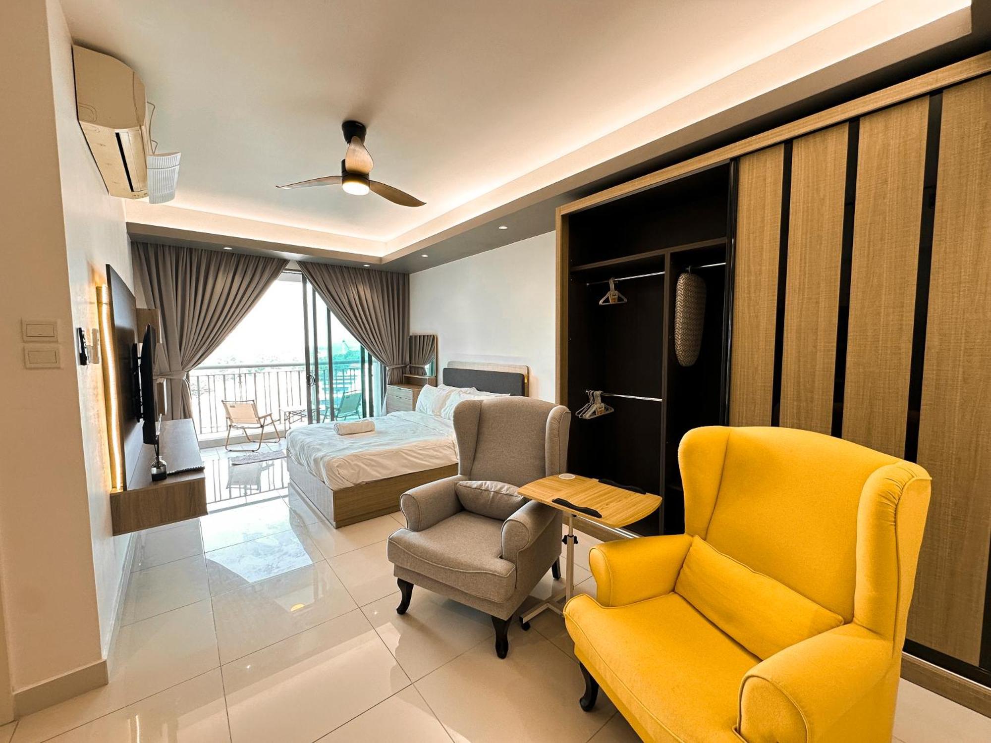 Teega Suites Puteriharbour By Wp Homestay Johor Bahru Rom bilde